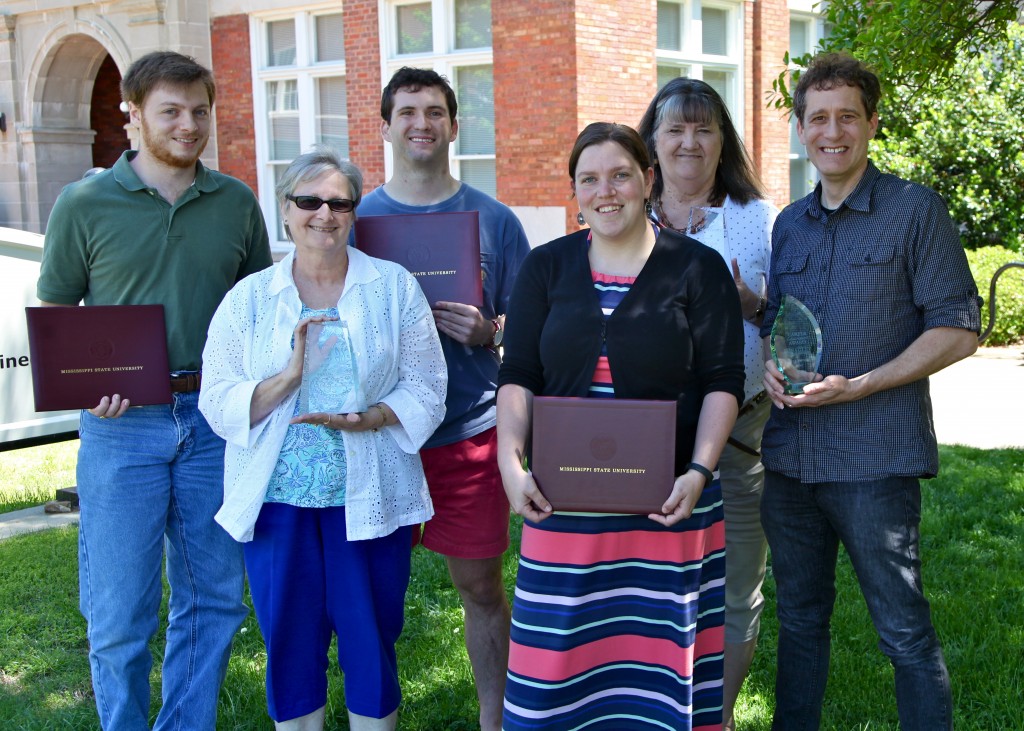 Back row from L-R: Christopher Barrett, Sean Offenberger, Bonnie Ladner, and James Fowler. Front row from L-R: Mary Ann Richardson and Nicole Ivancic