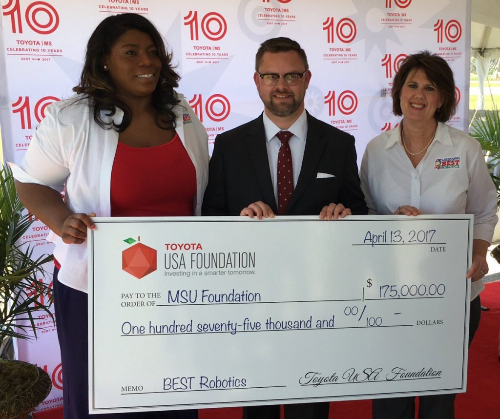 Toyota USA Foundation Check