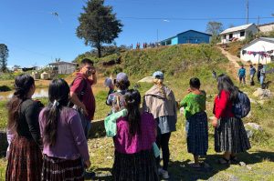 EWB-MSU looking at soon-to-be construction site for health clinic in Pamac, Guatemala.