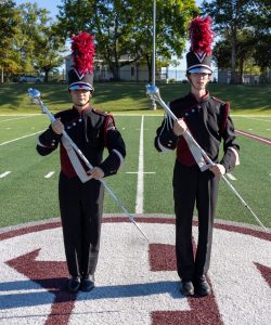 Josh Ducey-James Leon Drum Majors Famous Maroon Band