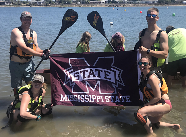 The MSU Concrete Canoe team