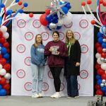 BCoE Office of K12 Outreach Director Shana Lee, alongside BCoE Office of K12 Outreach Robotics Coordinator Nichole Peterson with District Robotics Coordinator for Madison County Schools Jennifer Richardson.