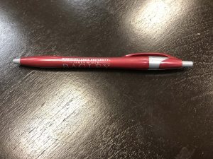 Maroon Grey Pen