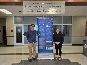 Rejane "Jane" Paulino with her advisor assistant professor and Mississippi Agricultural and Forestry Experiment Station scientist Vitor S. Martins.