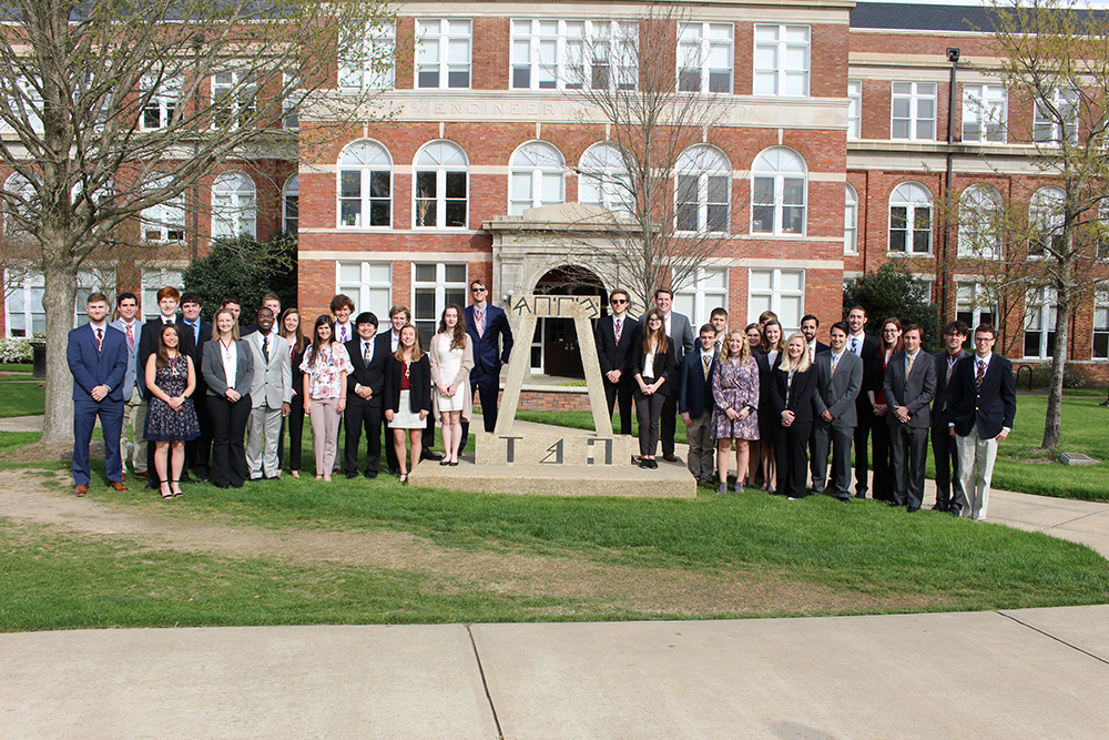 Tau Beta Pi initiates at Mississippi State